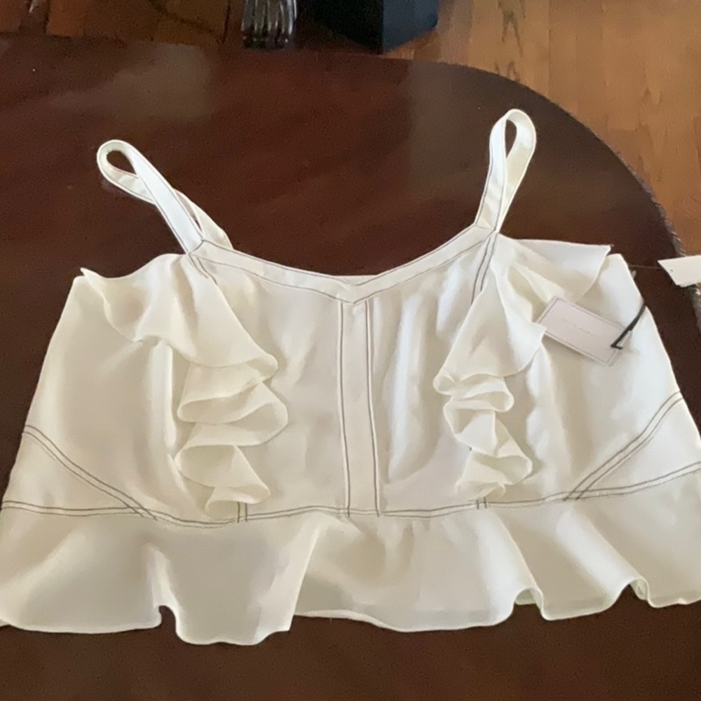 Beautiful blouse by 1.state size extra large new with tags non-smoking home.